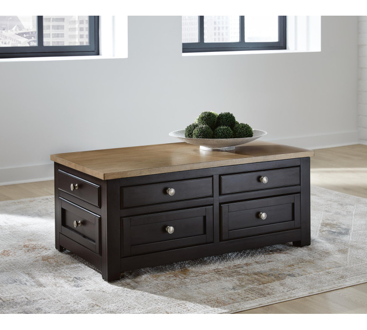 Drazmine Lift-Top Coffee Table - Brown
