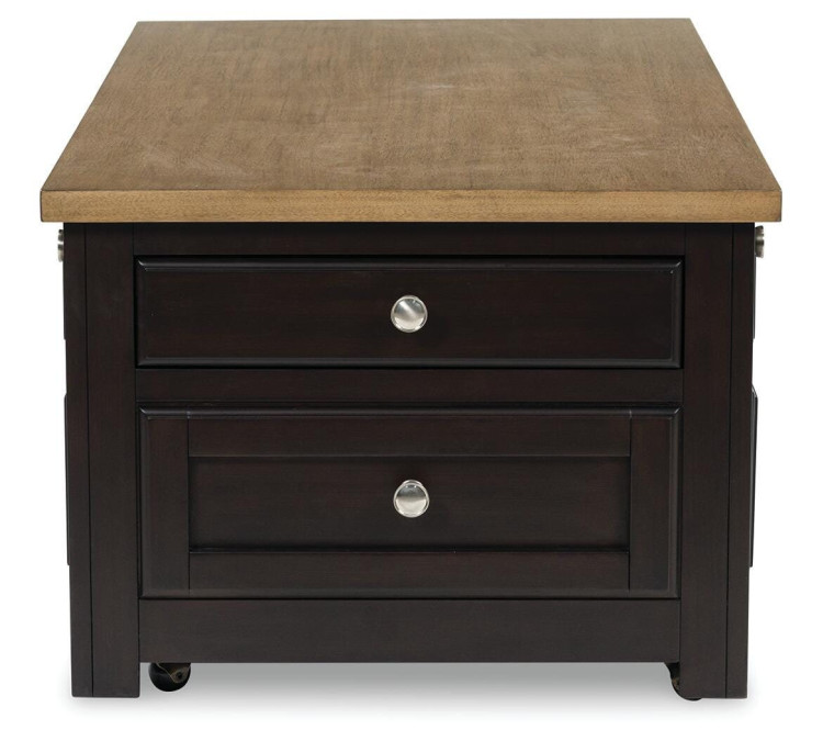 Drazmine Lift-Top Coffee Table - Brown