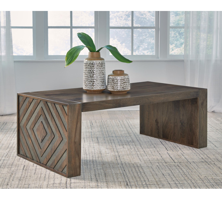 Dreggan Coffee Table - Brown