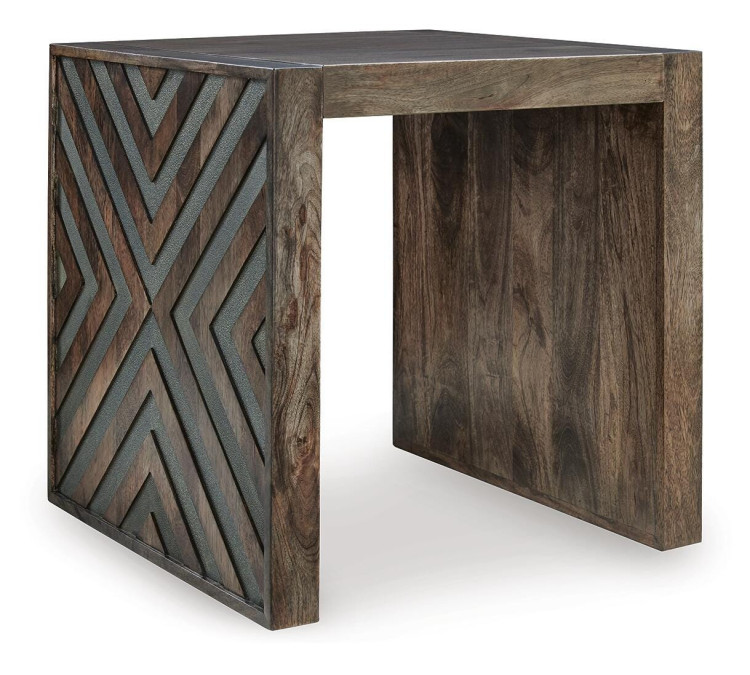 Dreggan End Table - Brown