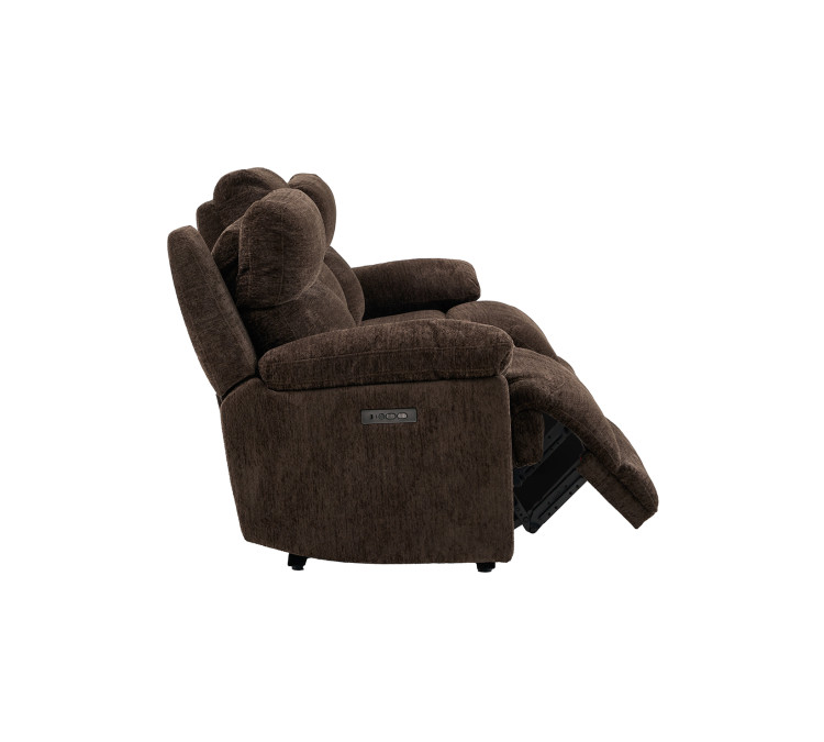 Gatlin Dual/Power Reclining, Fabric - Brown