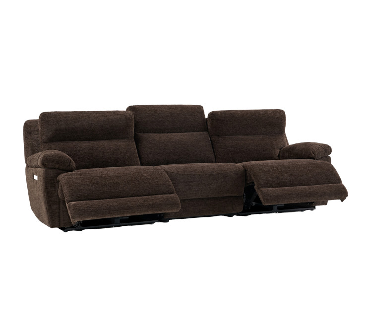 Gatlin Dual/Power Reclining, Fabric - Brown