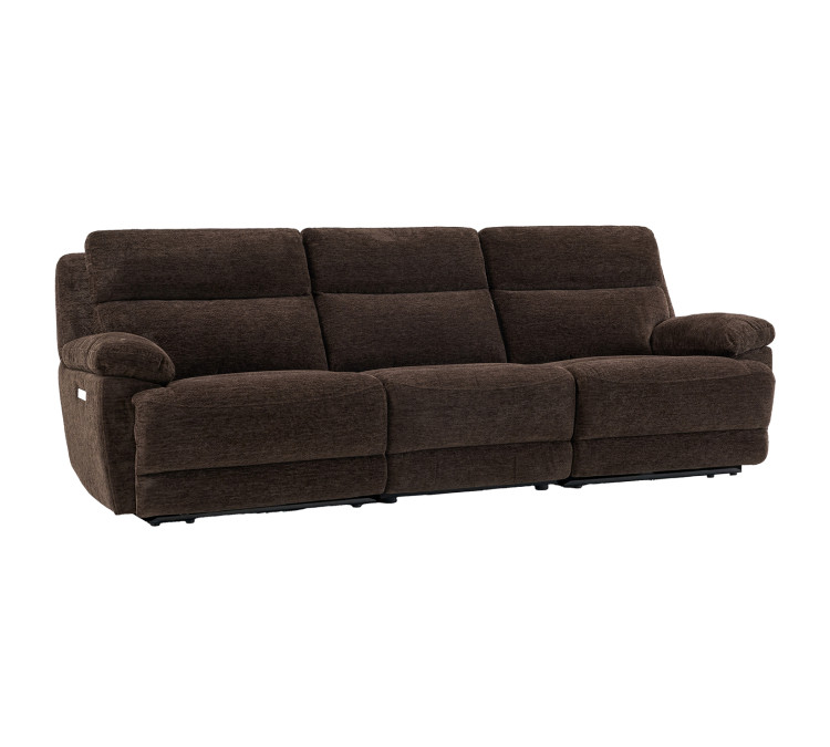 Gatlin Dual/Power Reclining, Fabric - Brown