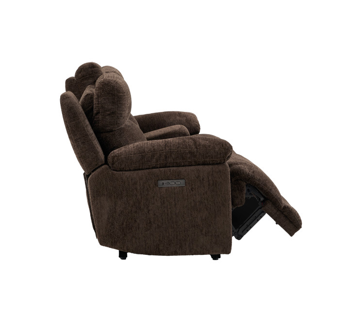 Gatlin Dual/Power Reclining, Fabric - Brown