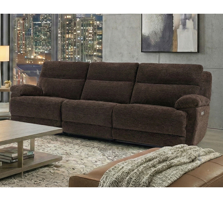 Gatlin Dual/Power Reclining, Fabric - Brown