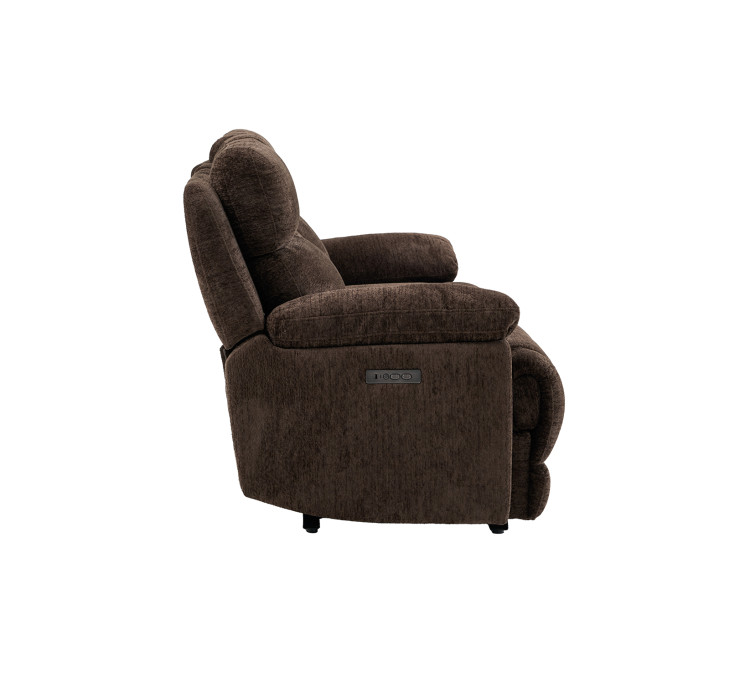 Gatlin Dual/Power Reclining, Fabric - Brown