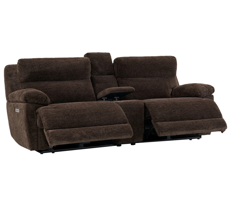 Gatlin Dual/Power Reclining, Fabric - Brown
