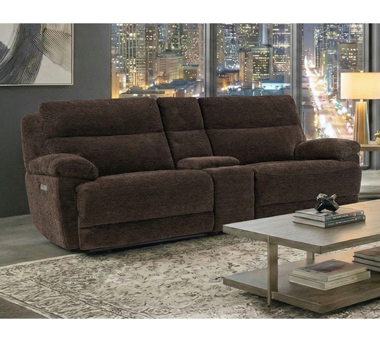 Gatlin Dual/Power Reclining, Fabric - Brown