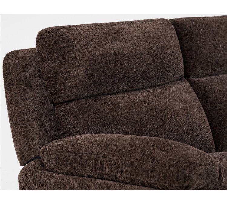 Gatlin Dual/Power Reclining, Fabric - Brown