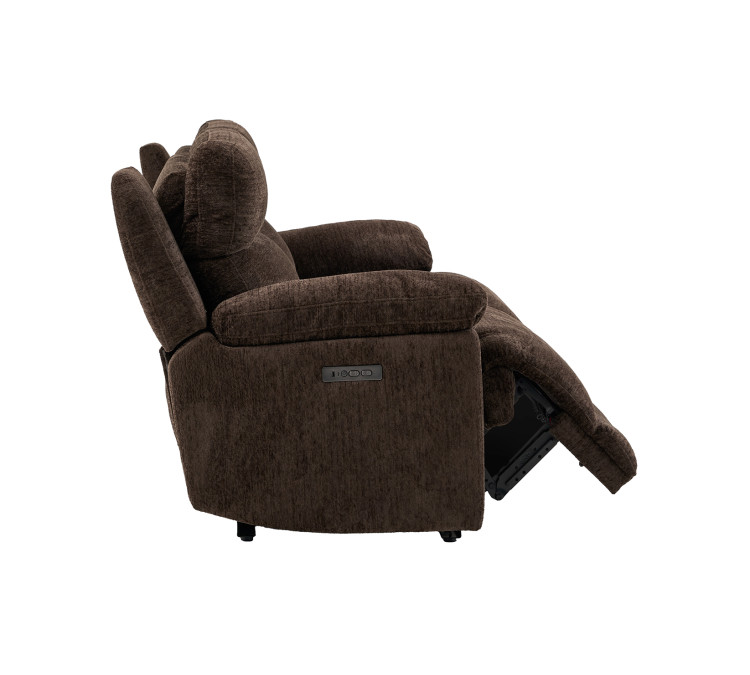 Gatlin Dual/Power Reclining, Fabric - Brown