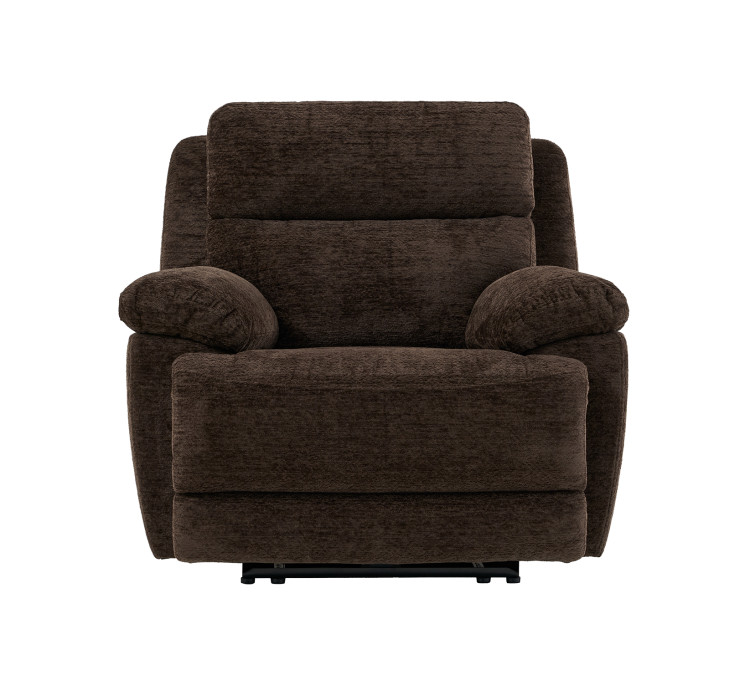 Gatlin Fabric Dual/Power Recliner - Brown