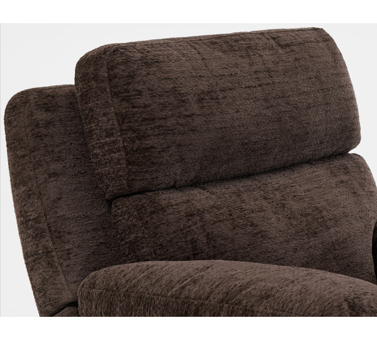 Gatlin Fabric Dual/Power Recliner - Brown