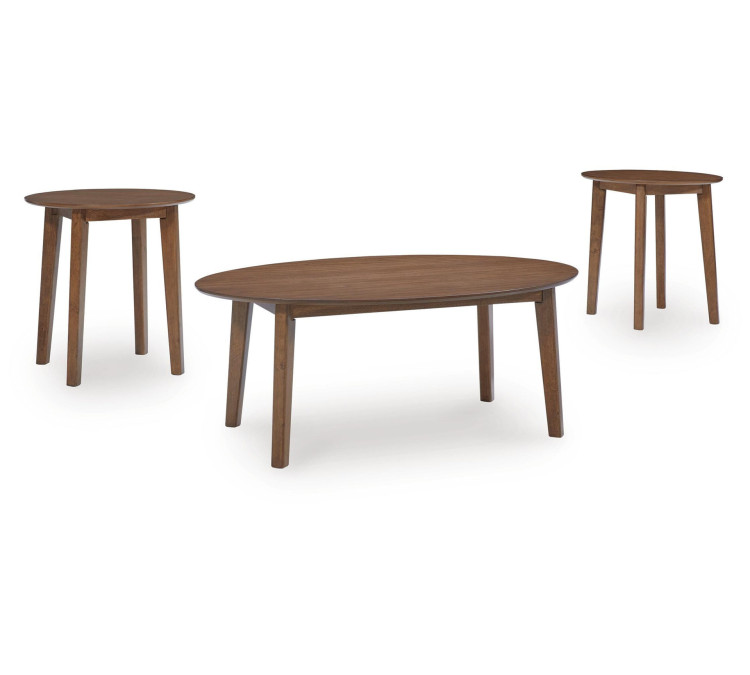 Gordonay Table (Set of 3) - Brown