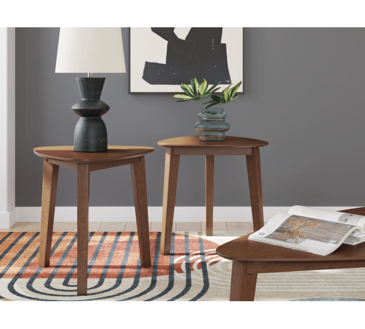 Lyncott Table (Set of 3) - Brown