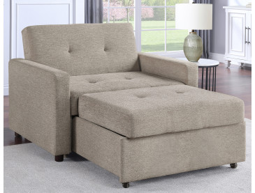 Noah Convertible Sleeper Chair/and/a/Half - Brown
