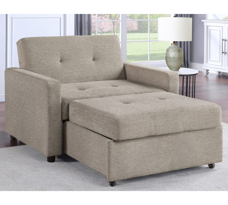 Noah Convertible Sleeper Chair/and/a/Half - Brown