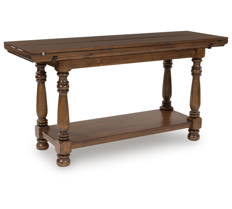 Sturlayne Flip Top Sofa Table - Brown