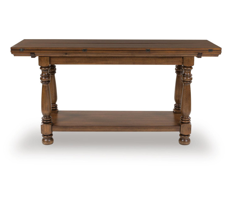 Sturlayne Flip Top Sofa Table - Brown