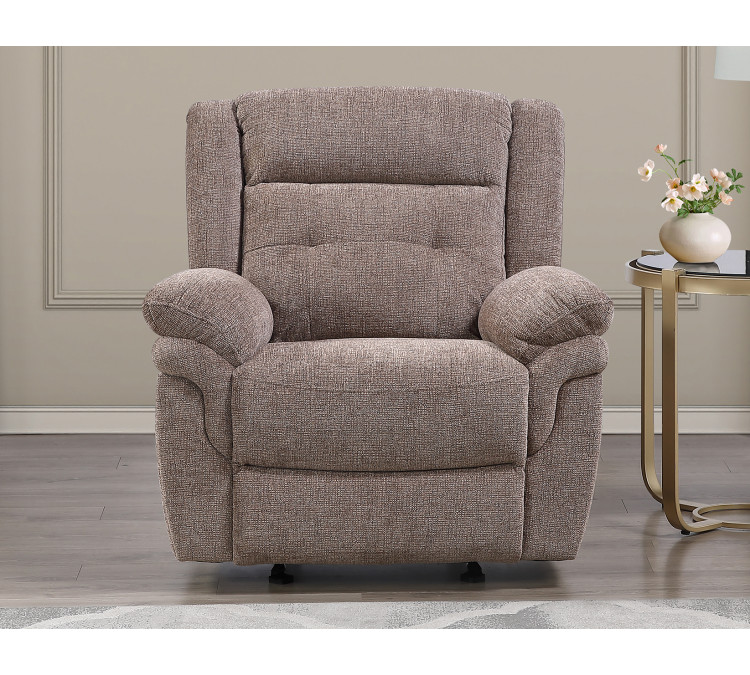 Sydney Glider Recliner, Manual - Brown
