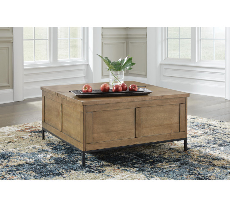 Torlanta Lift-Top Coffee Table - Brown