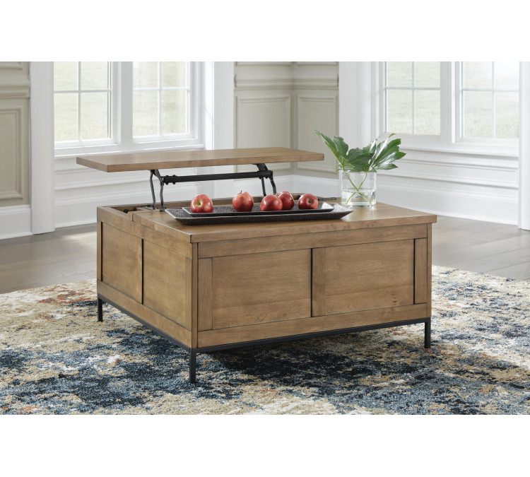 Torlanta Lift-Top Coffee Table - Brown