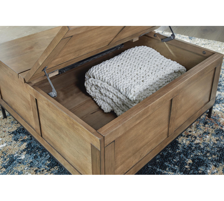 Torlanta Lift-Top Coffee Table - Brown