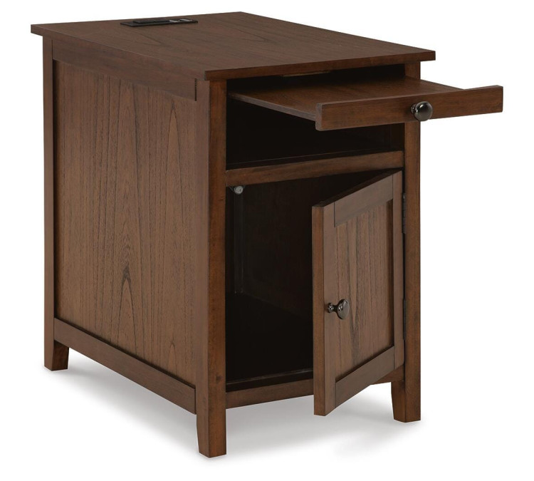 Treytown Chairside End Table - Brown