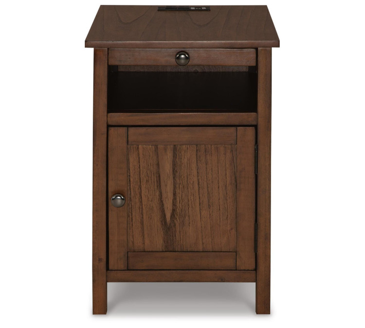 Treytown Chairside End Table - Brown