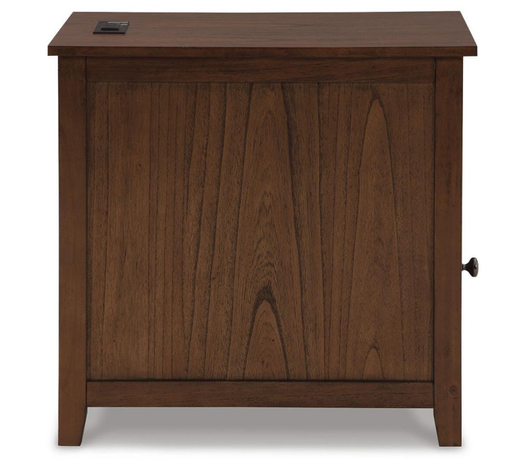 Treytown Chairside End Table - Brown