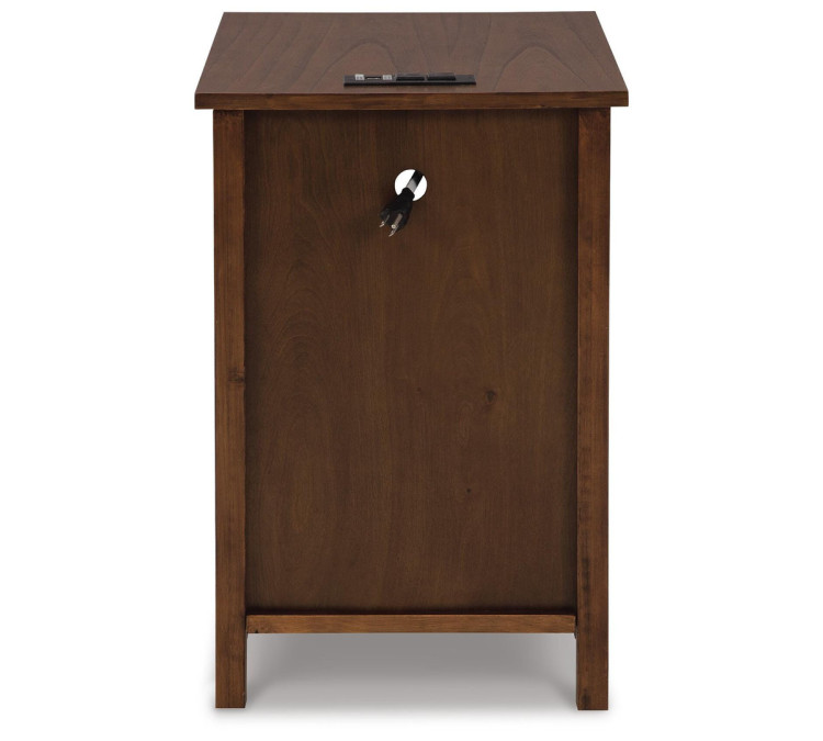 Treytown Chairside End Table - Brown