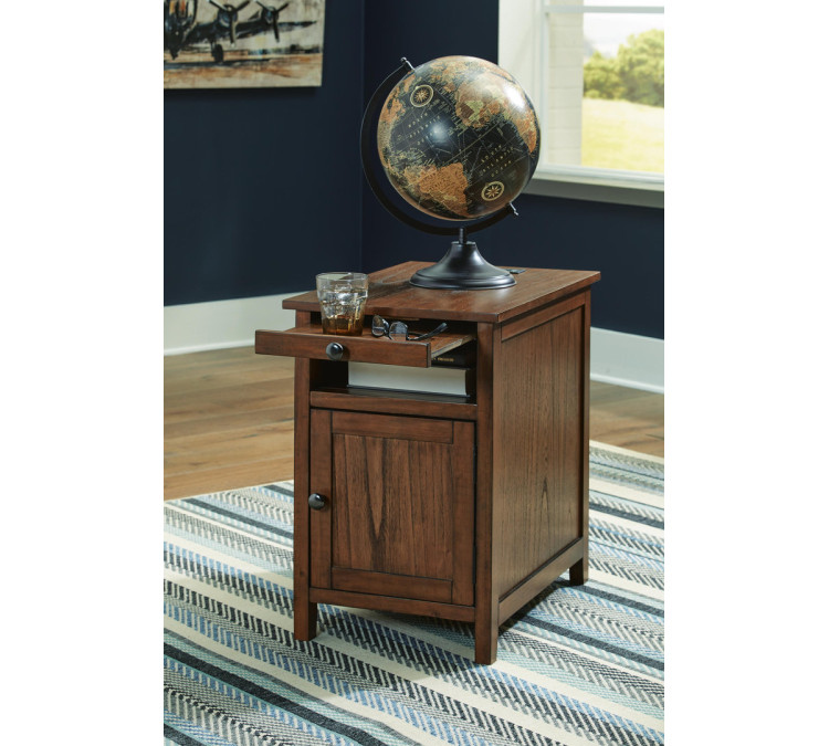 Treytown Chairside End Table - Brown