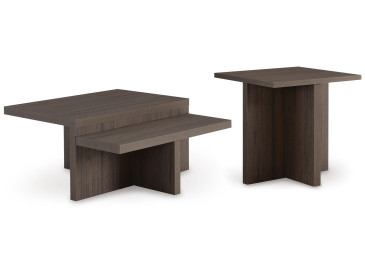 Zendex Table (Set of 2) - Brown
