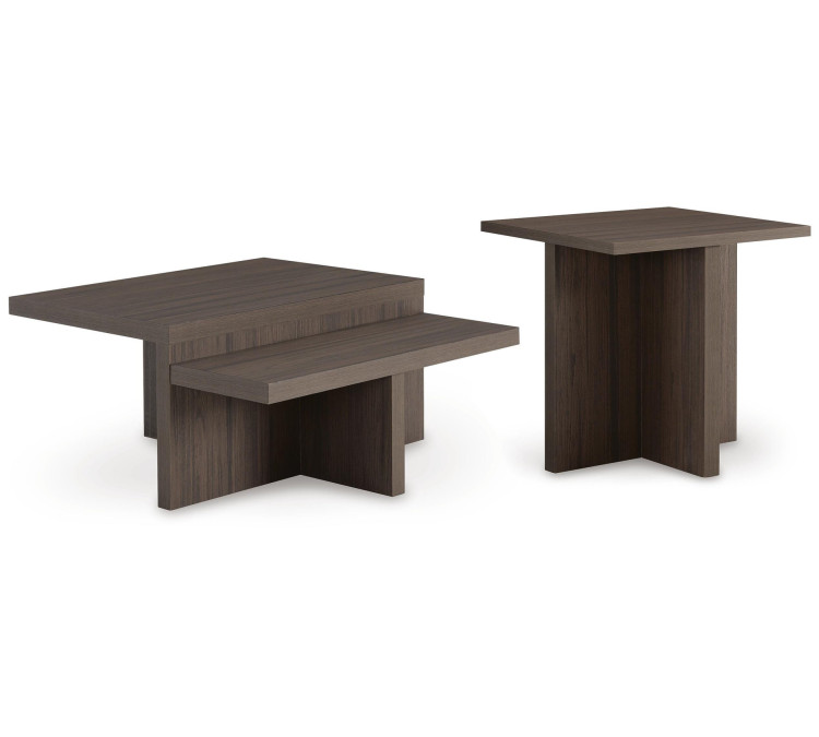 Zendex Table (Set of 2) - Brown