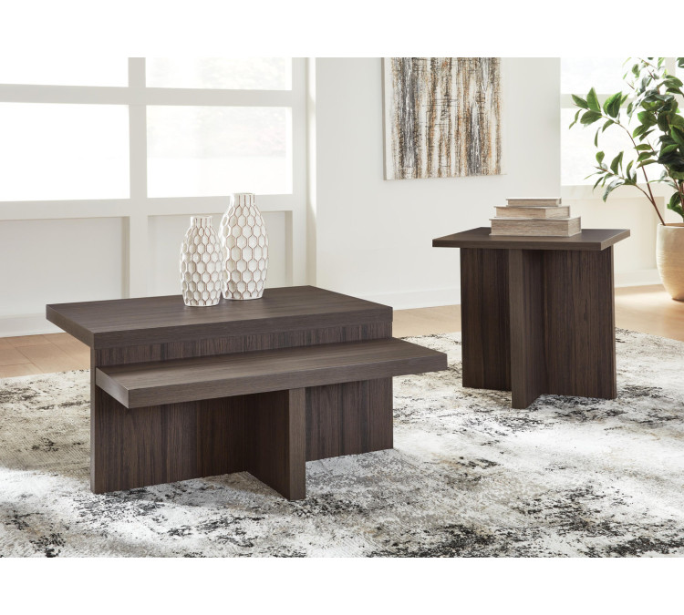 Zendex Table (Set of 2) - Brown