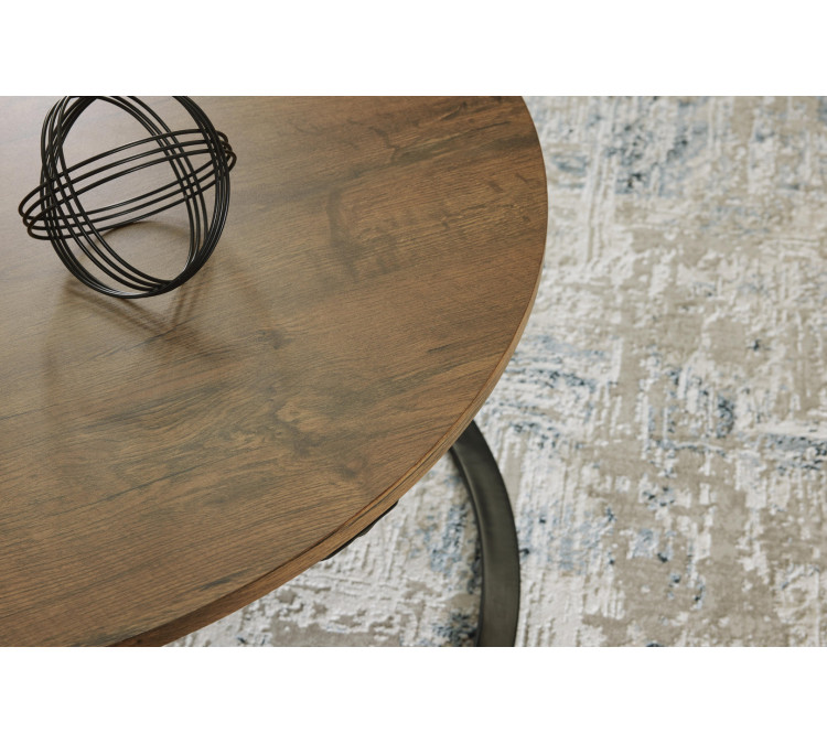 Cassbryn Table (Set of 3) - Brown/Black