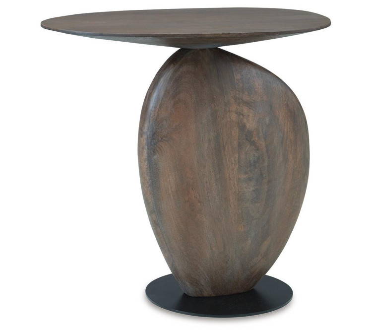 Cormmet Accent Table - Brown/Black