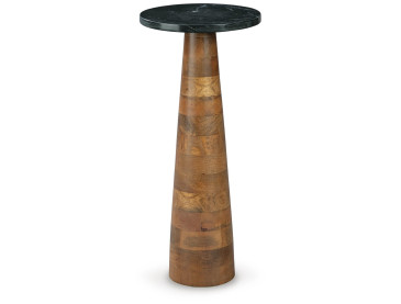Quinndon Accent Table - Brown/Black