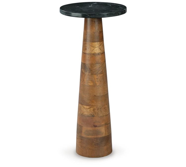 Quinndon Accent Table - Brown/Black