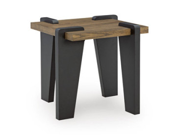 Weathermore End Table - Brown/Black