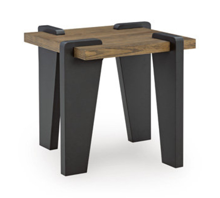 Weathermore End Table - Brown/Black