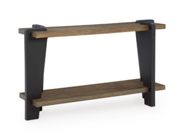 Weathermore Sofa Table - Brown/Black