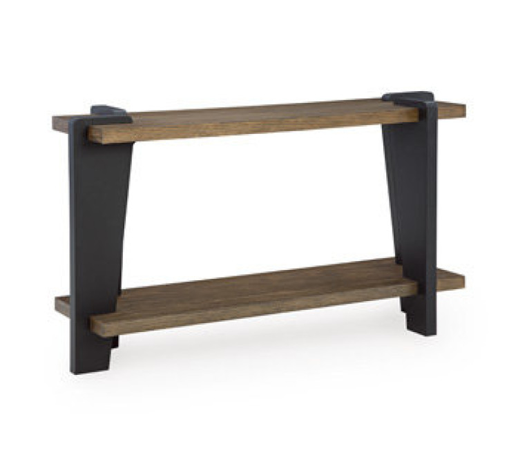 Weathermore Sofa Table - Brown/Black