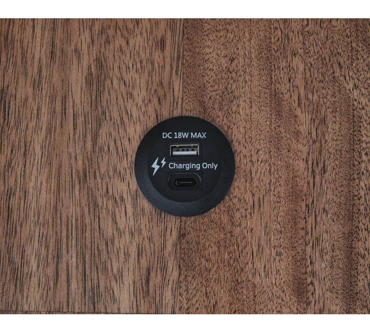 Wildenauer Chairside End Table - Brown/Black