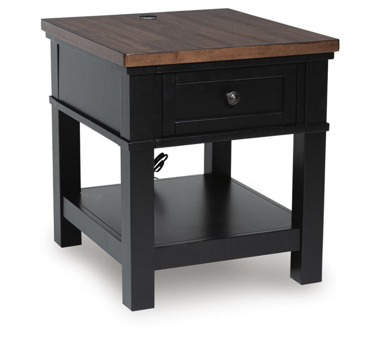 Wildenauer End Table - Brown/Black