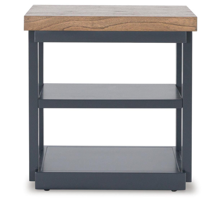 Landocken Table (Set of 3) - Brown/Blue