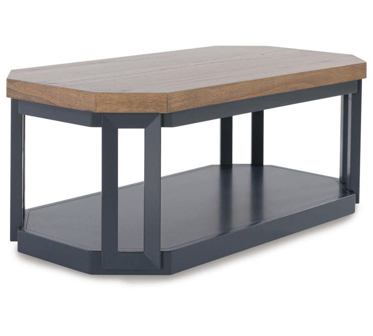 Landocken Table (Set of 3) - Brown/Blue