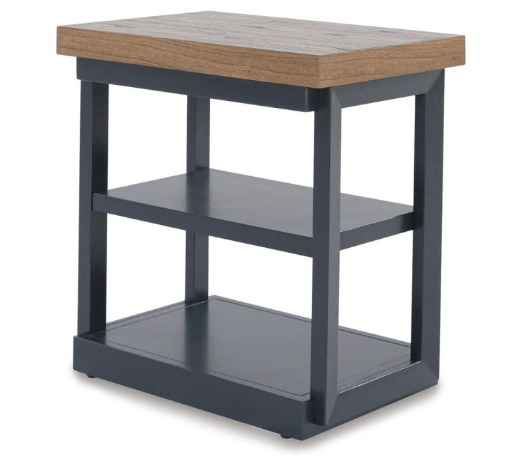 Landocken Table (Set of 3) - Brown/Blue