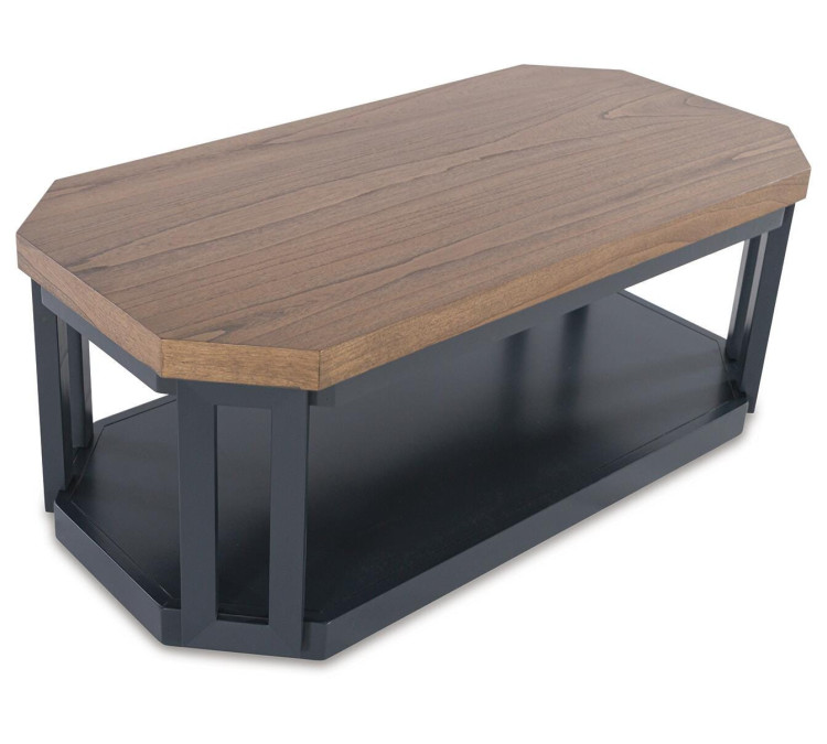 Landocken Table (Set of 3) - Brown/Blue
