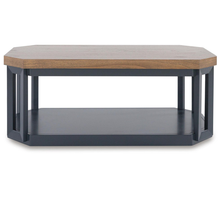 Landocken Table (Set of 3) - Brown/Blue