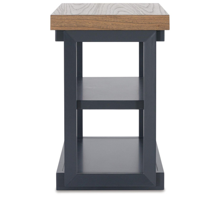 Landocken Table (Set of 3) - Brown/Blue